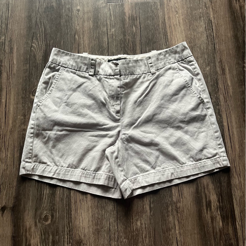 Darjoni Women's Beige/Gray Cotton Shorts Sz 6